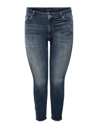 Carwilly Life Reg Sk Ank Rw Rea422 Noos Skinny Jeans Blå ONLY Carmakoma*Betinget Tilbud