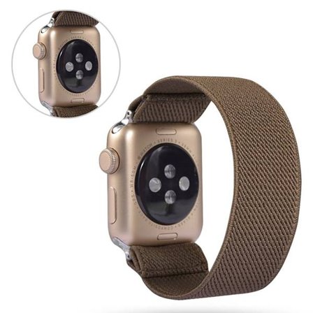 Apple Watch Series 6 / 5 44mm solid color nylon watch band - Brown