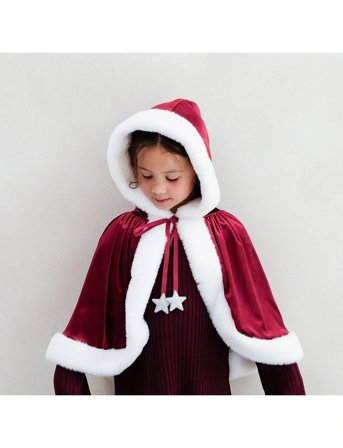 Mimi & Lula Cape - Red Mrs Claus - Red - ONE SIZE