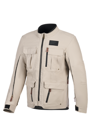 Veste Moto Alpinestars Borrego Drystar WP Gris chaud 4XL