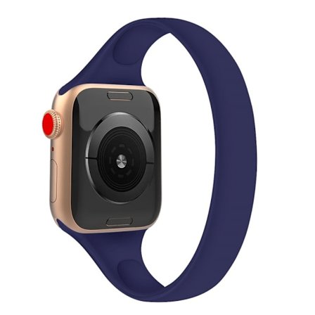 Apple Watch Series 41mm - 40mm - 38mm rannekorun silikoniranneke, koko: M - Safiiri