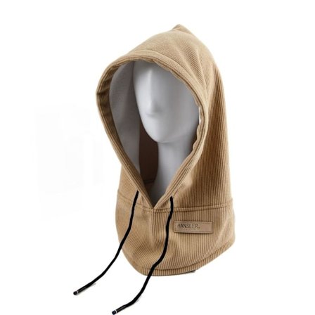 Blød Balaclava Pullover Hue til Kvinder KHAKI