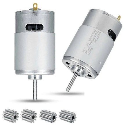 24V 40000RPM Sähkömoottori 2kpl, RS555 Lasten Ajolelujen Automootorit Edition 3