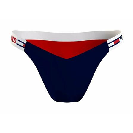 Tommy Hilfiger High cut bikini bottoms , Blauw , Dames , Maat: L Bikini's
