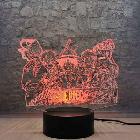 Luffy 5 protagonister Nattlampa Monkey D. Luffy Roronoa Zor