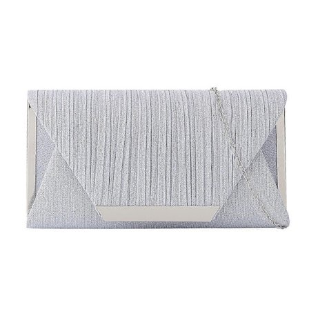 Glitrende dameaftentasker og clutch-kuverter