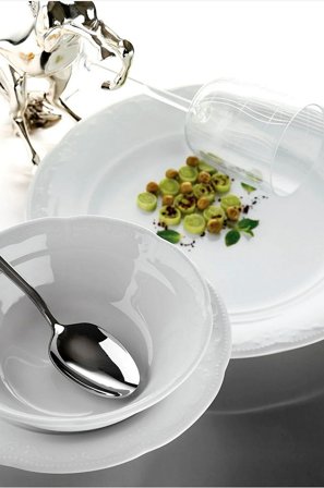 Hermia - Middagssæt (24 dele) Beet - Beige - Servicesæt - Fra Homeroom