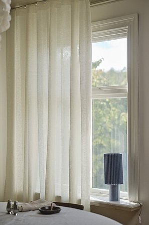 Jotex - Vorhang Leinenmischung 1-länge Extra Breit Naturweiß - LILL - Kaufe Multifunktionsgardinen bei Jotex