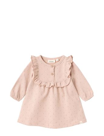Lil'Atelier Nbffanja Ls Sweat Dress Lil Rosa