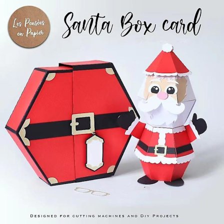 3D Julemand Prank Up Kort, 3D Pop Up Julekort Håndlavet Julemand Julekort, Overraskelse Juleæske, Fantastisk Julegave