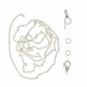 Me & My Box Silver P Pendant Set One Size - Stationery - One size - Silver - Jewelries & Jewel-case