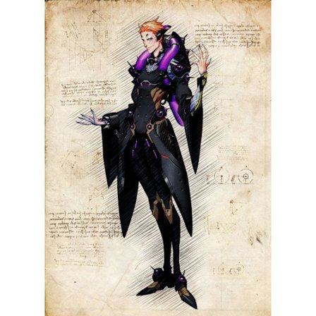 A3 Print - Overwatch artwork - Moira