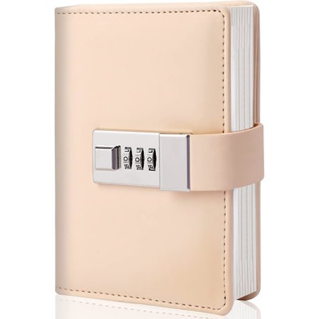 Lukollinen päiväkirja Henkilökohtainen salainen päiväkirja Mini lukittava päiväkirja tytöille Aikuiset naiset Lukittava päiväkirja Yhdistelmälukko 