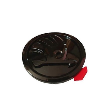 Skoda Logo -merkki, tunnus 90mm, kiiltävä musta (LGL)