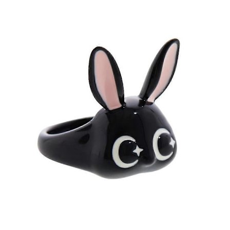Tegneserie Kanin Ring Tyk Finger Ring Kostume Rekvisitter Fest Smykker