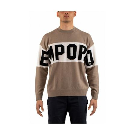 Emporio Armani, Sweatshirt Bruin, Heren, Maat:S