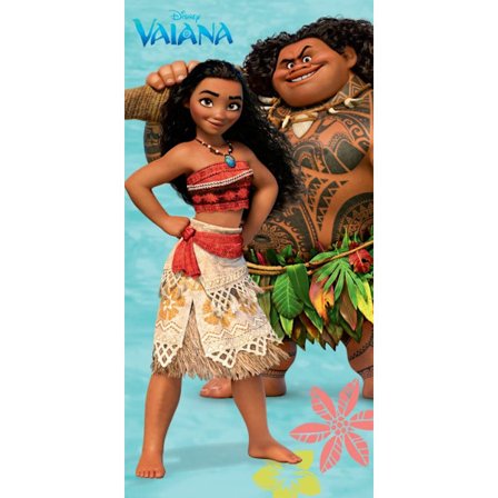 Disney Vaiana badhandduk, strandhandduk 70x140 cm