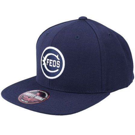 American Needle - Blå snapback Keps - Chicago Federals Replica Wool Navy Snapback @ Hatstore