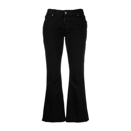 Dsquared2 Bell Bottom Jeans Sort, Dame