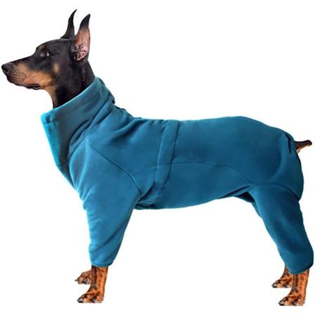 Fleece Hundekåpe Vinter Hundeklær Polar Fleece Vindtett Hundegenser Kjæledyrklær Varm Fleecefôret Vinterklær for Små Mellomstore Hunder