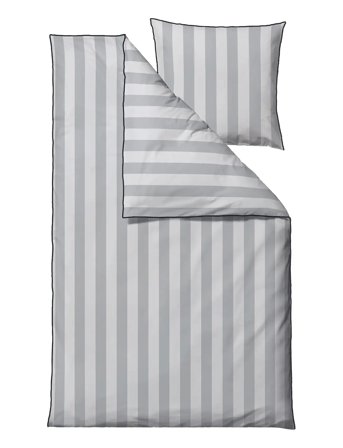 Södahl Sengetøj Ray - Grey - 140X200/60X63CM x 200