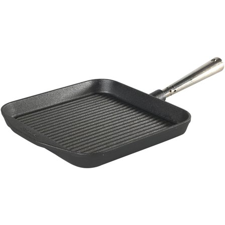 Skeppshult Grillpanna Gjutjärn Fyrkantig 25cm x25cm Stålhandtag | Matlagning > Kokkärl & Stekpannor > Stekpannor > Grillpanna | Bagaren och Kocken