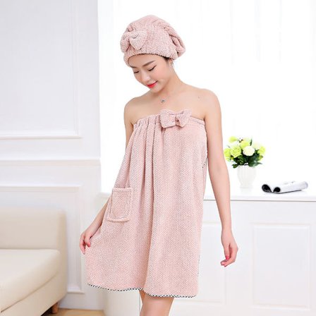 Naisten pyyhehame, pyyhe kylpytakki, erittäin imukykyinen, pehmeä froteekylpytakki