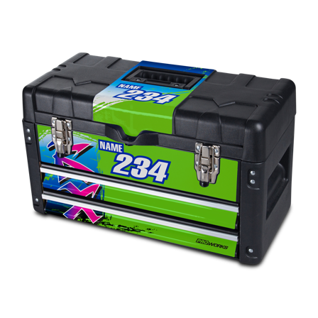 Työkalulaatikon Tarrasarja 24MX X2 Green