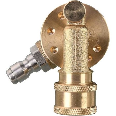 Roterende kobling til trykvaskerspidser, tagrenderenser