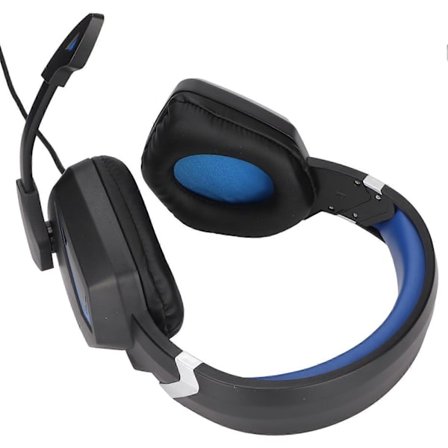 2025 Senaste Modell Gaming Headset Surround Stereo Ljud Over Ear Hörlurar med Brusreducerande Mikrofon för Datorer Laptops Tablets