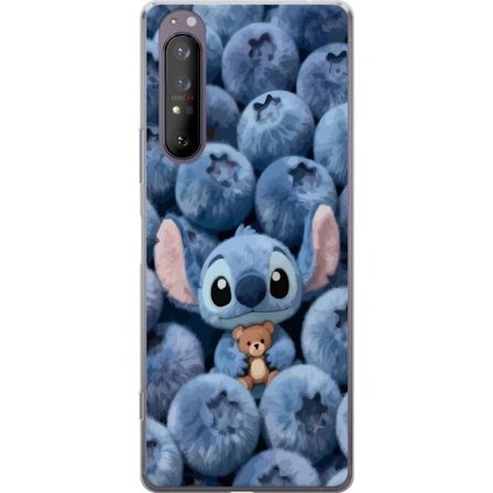 Kompatibelt Mobildeksel til Sony Xperia 1 II Lady Gaga minimalistisk plakat med gitar og monokrom design