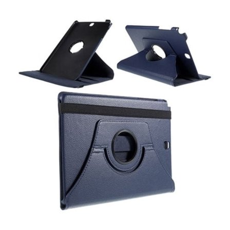 Jessen Samsung Galaxy Tab A 9.7 Läderfodral med Roterbart Stativ - Mörkblå