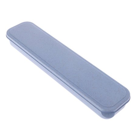 Bärbar miljövänlig vetehalm Bestick Camping Picknicklåda Porslin Kök Ut