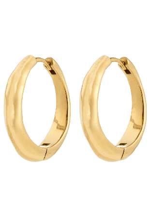 Pilgrim Harrison Hoops Gold-Plated Smycken & klockor Dam Guld ONESIZE