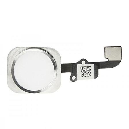 Iphone 6 Hemknapp Med Flexkabel - Vit Vit