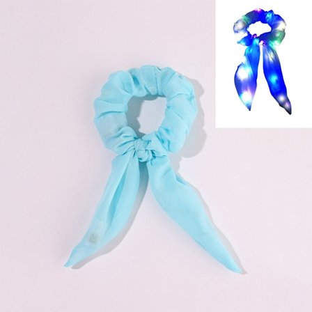 LED Lysende Hårbånd BLÅ