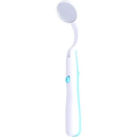 Blå Tandundersökningsspegel med LED-ljus Munnspegel Tand