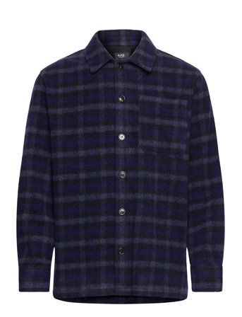 A.P.C. Overshirt Stanley - Navy - L