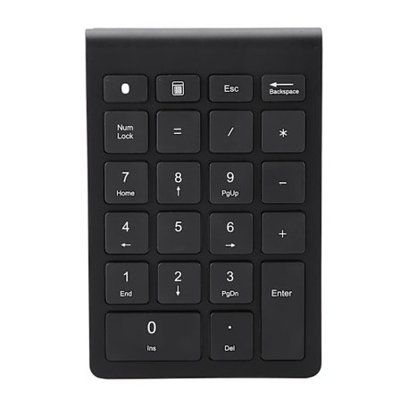 Sort 22 Taster Mini Trådløs Bluetooth Numpad Til OS X PC