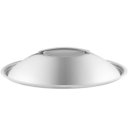Eva trio Kuppellokk 32 cm, rustfritt stål' - 'Børstet stål