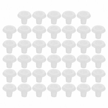 40-pack bottenlist knapppluggar för horisontella persienner, reservdelar