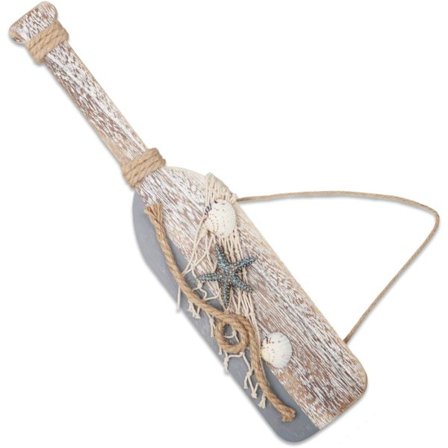 1 st 40 CM Trädekor Paddel med Sjöstjärna och Snäckor för Nautic