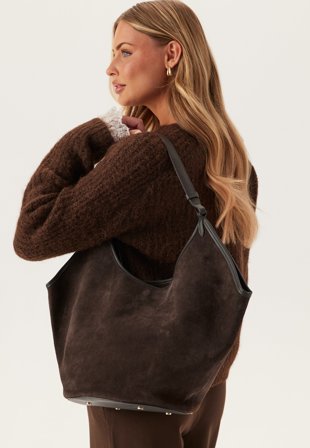 Latalia-Ferrara Suede Shopping Bag-Onesize