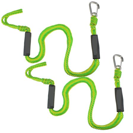 2-pak båd Bungee Dock Line med krog fortøjningstov båd tilbehør til både ponton Jet Waverun