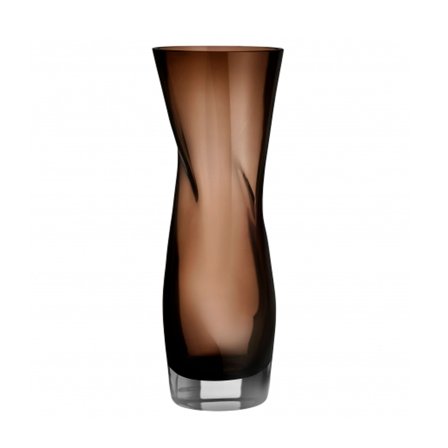 Orrefors Squeeze vase 34 cm, røgfarvet | KitchenOne