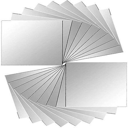 18 stk Speil i Plast for Skoleundervisning eller Hjemmedekor