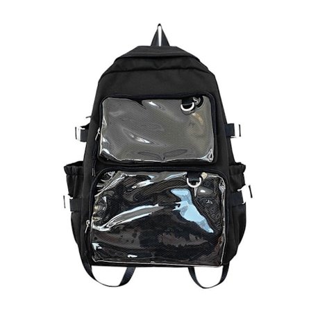 Itabag Rygsæk til Nåleudstilling Kvinder Japansk Stil Rygsæk Rejserygsæk Studenter Skolerygsæk Nylon Rygsæk Hvid