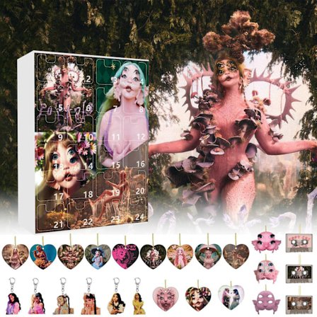 Melanie Martinez Blind Box Christmas Advent Countdown Blind Box Akryl Flat Pendel A