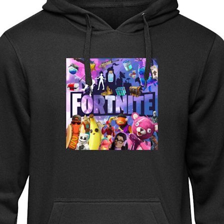 Barnehettegenser Fortnite Collage Victory Royale Karakterer Skins Bytte Fargerik Fortnite Spilldesign