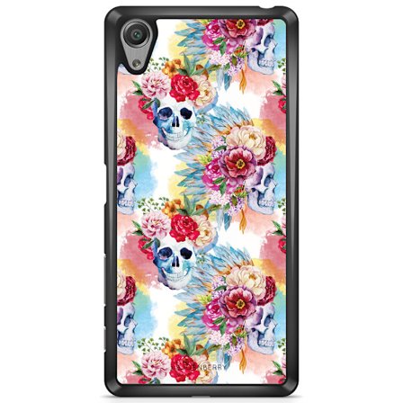 Bjornberry Skal Sony Xperia XA1 - Dödskallar & Blommor
